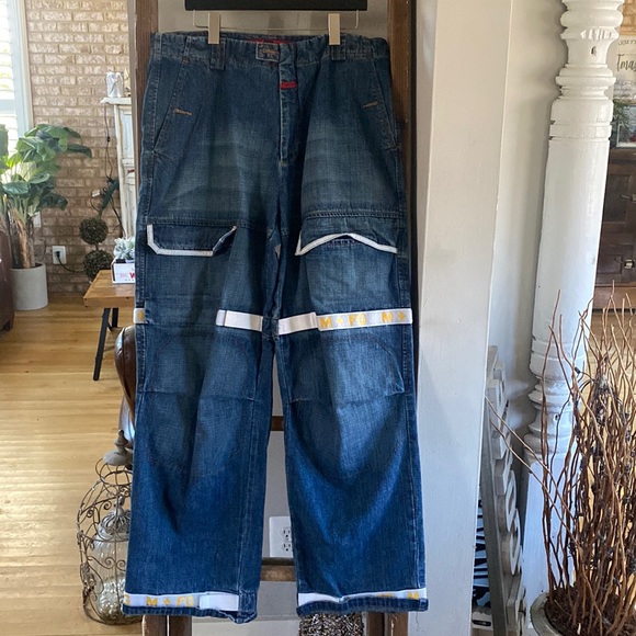MARITHE FRANCOIS GIRBAUD VINTAGE HIP HOP DENIM JEANS 38